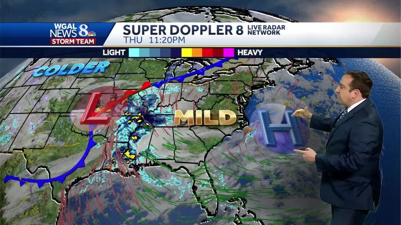 Clear Skies Tonight, Showers Possible Friday - YouTube