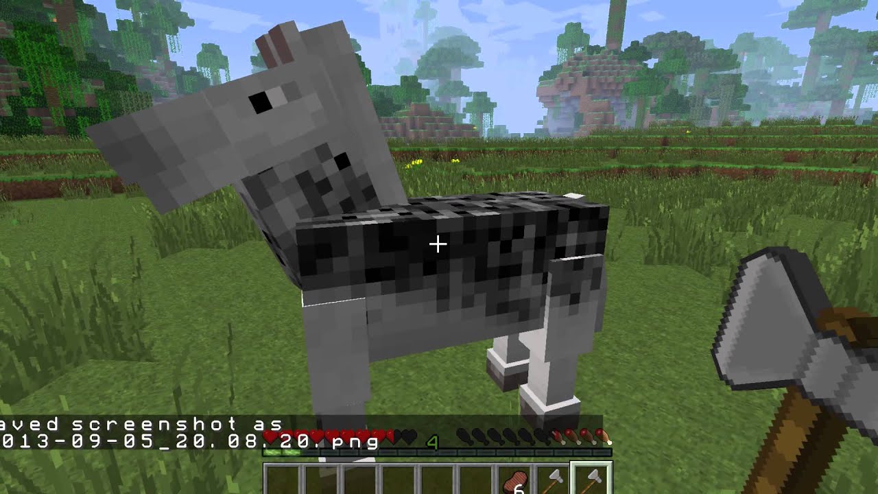 minecraft bedrock horse? - YouTube