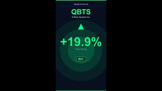 QBTS +19.9% | D-Wave Quantum Inc. is surging 19.9% today, hitting $30.87 #Shorts