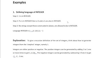 Recursive Definitions - Part1