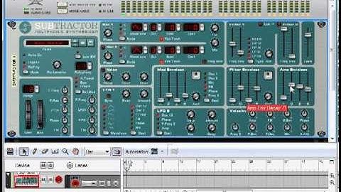 The main controls of Reason Propellerhead