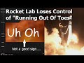 Rocket Lab's 20th Launch Spins Out Of Control After Successful Booster Flight