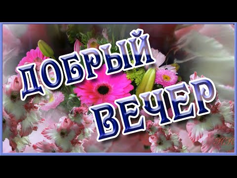 Добрый вечер! Желаю доброго вечера! Тепла и Уюта в Ваш Дом! Красивая открытка с добрым вечером!