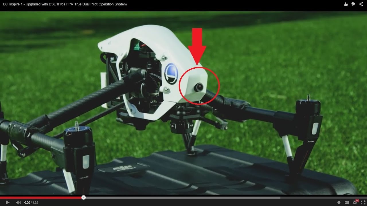 hardware symaskine reparatøren DJI Inspire 1 | Upgraded with DSLRPros | FPV True Dual Pilot Operation  System - YouTube