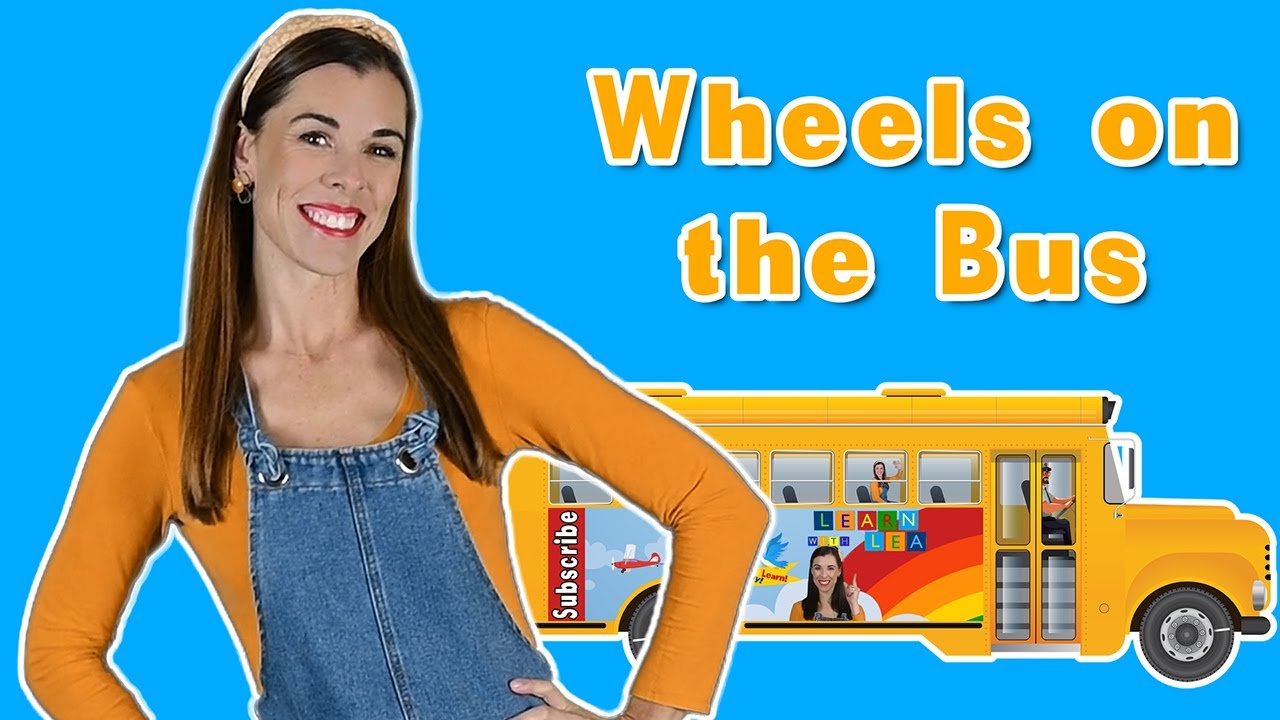 The Wheels on the Bus | Learn with Lea | Fun Sing-Along for Kids