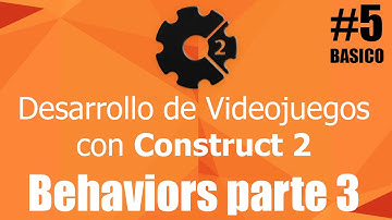 Tutorial de Construct 2: Behaviors parte 3 (Bullet, Flash, Rotate, Pin, Line-of-sight y Sine)
