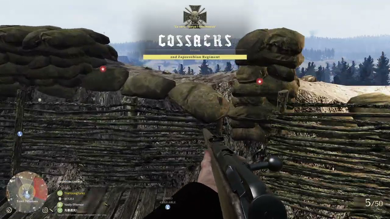 Tannenberg 'multiplayer gameplay' on PC (WW1shooter)