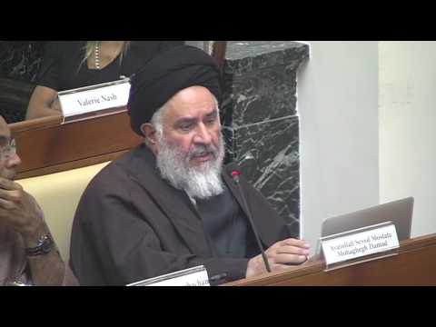 اخلاق در عمل 3 روز مهاجر و پناهنده 2 7 آیت الله سید مصطفی محقق داماد مذهبی