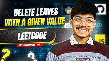 1325. Delete Leaves With a Given Value | DFS | Recursion