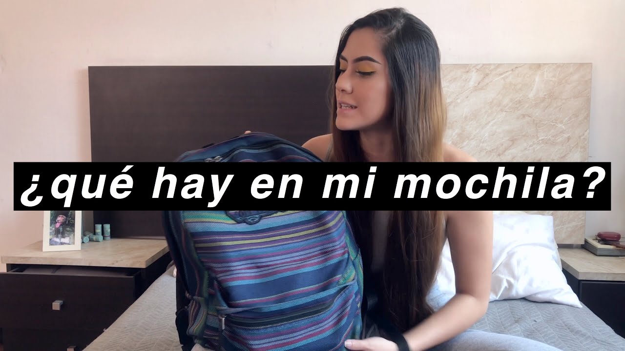 ¿QUÉ HAY EN MI MOCHILA PARA LA UNIVERSIDAD? 🎒