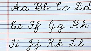 Cursive writing, Capital letters, Small letters कैसे लिखना सिखाएं, A to Z, abcd, ukg , lkg