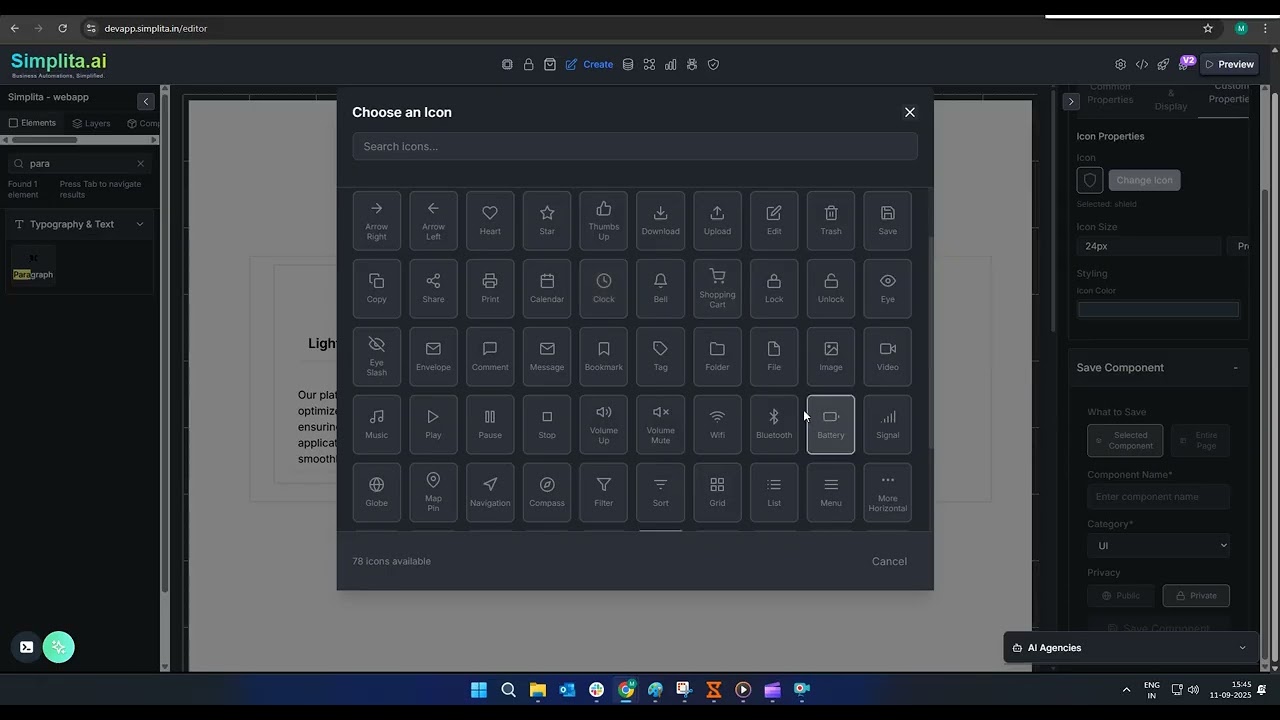 Responsiveness manual creation