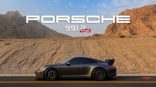 Dubaide Porsche 911 Gt3 Ile Dağ Yolunda Gazlama Ve Uzun Yol Deneyimi Sheer Grip