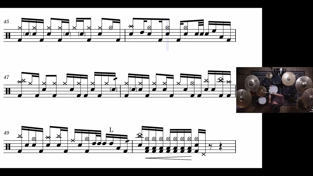 ก็แค่พูดมา - Three Man Down Feat. THE TOYS | Drum note