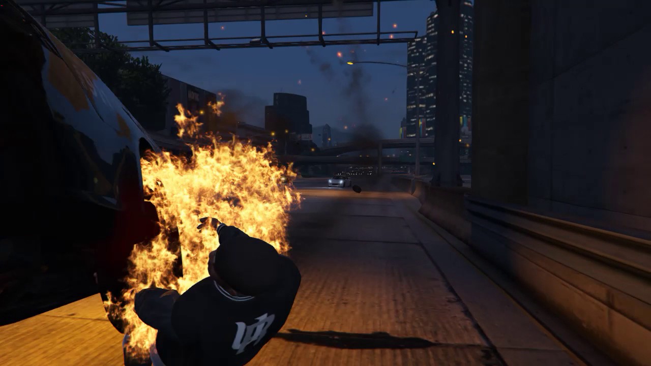 Grand Theft Auto V gameplay-Laptop