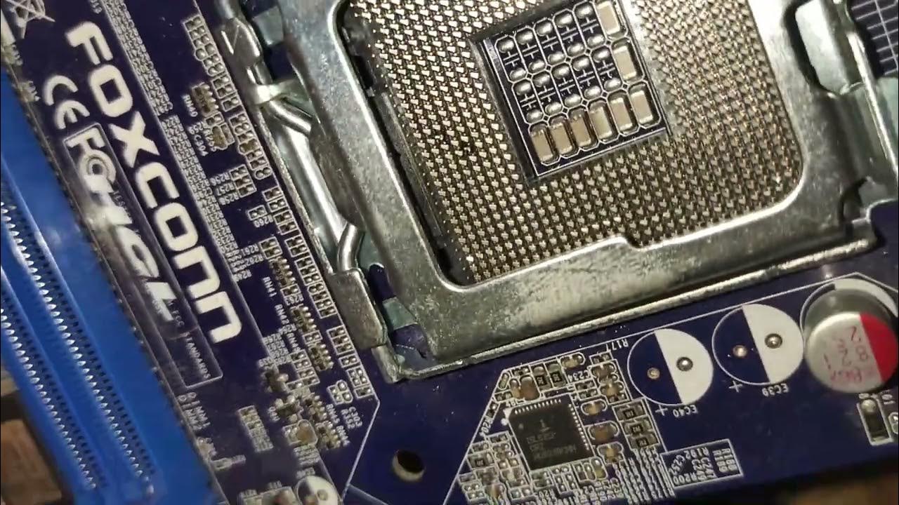 CPU Pin Repair II Motherboard CPU Socket Repair YouTube