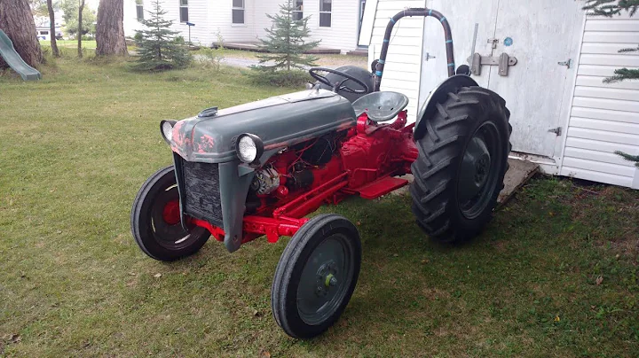 Ford 8N farm tractor cold start
