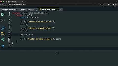 Algoritmos Sequenciais - Exemplo e Análise do Código (Portugol Webstudio)