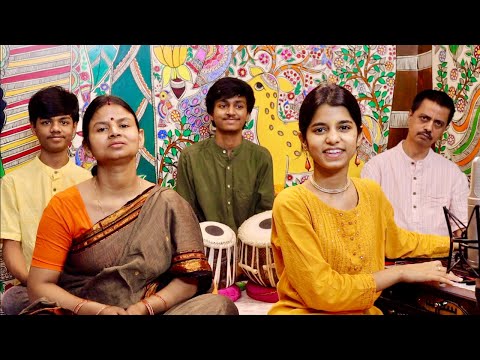 हमारा नहीं कोई रे तेरे बिना राम -(Raam Bhajan)- Maithili Thakur Family LIVE