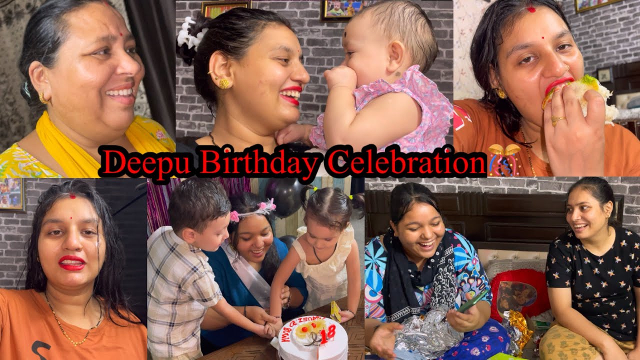 18th Birthday Par Pure 18 gifts🥰Lekin Gifts Ke Paise Mangliye Deepu Se🥲ll Saasbahuvlog ll Foodie Gd 