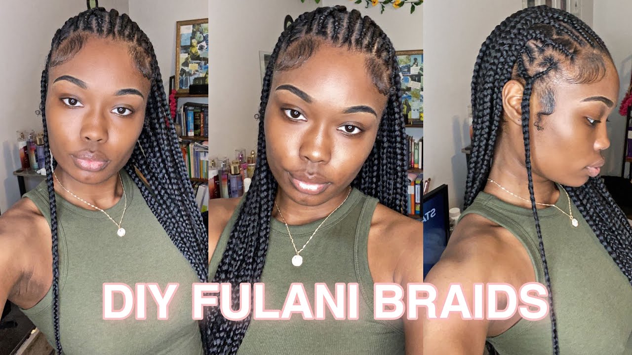 HOW TO DO FULANI BRAIDS ON YOURSELF