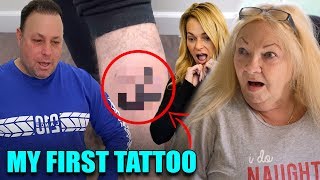 Family see's my tattoo for first time