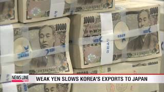 Weak Japanese yen slows Korea's exports to Japan