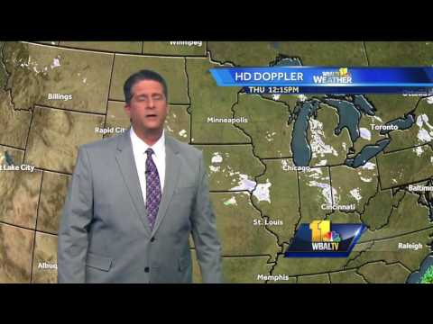 Windy and cooler on Thursday
