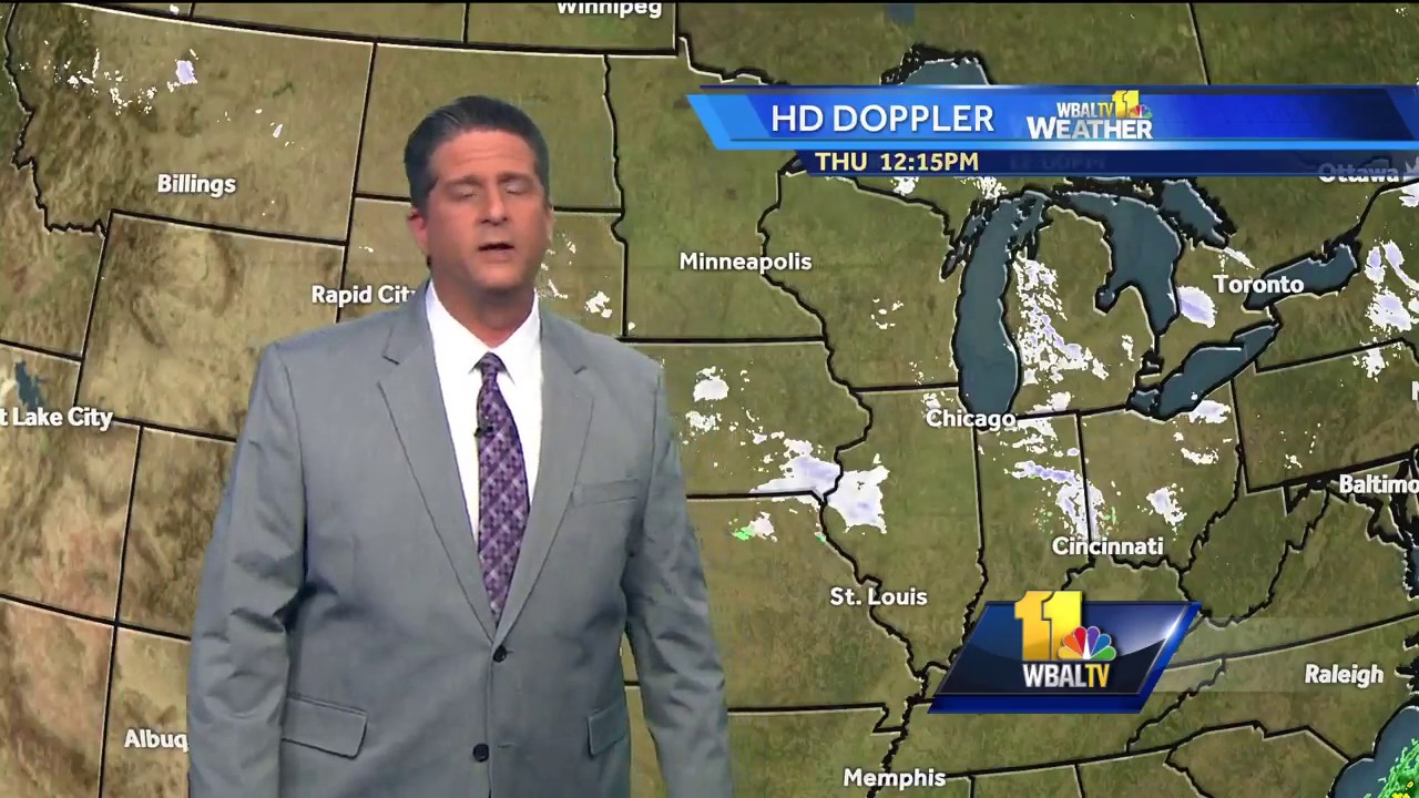 Windy and cooler on Thursday - YouTube