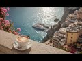 3 Hours of Sunset Jazz Piano &amp; Saxophone | Monaco Balcony Café with Mediterranean View