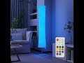 Smart RGB Floor Lamp - Color Changing Mood Light for Living Room &amp; Bedroom