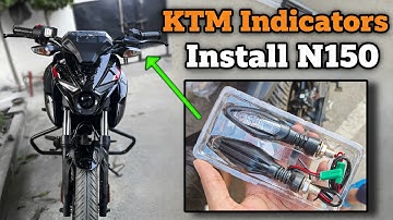 How to Install ktm Indicators in N160/N150 | Full Detail Video | 