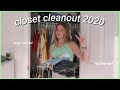 EXTREME closet clean out + declutter 2020