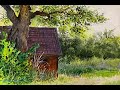 Watercolor painting tutorial