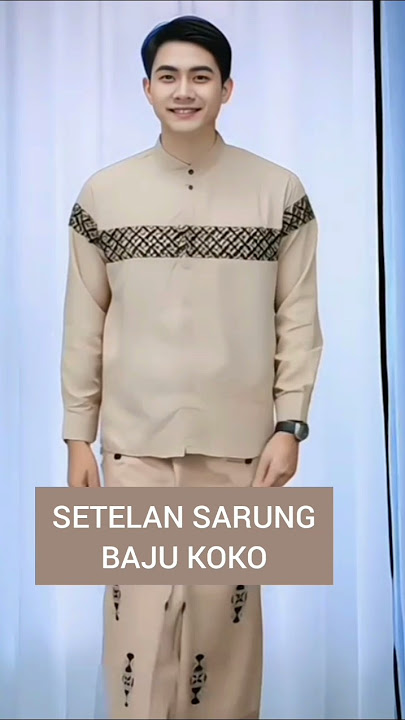 COWOK PAKAI SARUNG BAJU  KOKO TERLIHAT GANTENG #SHORTS