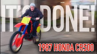 BUT DOES IT RUN?? MEGA EFFORT!- Honda CR500 1987