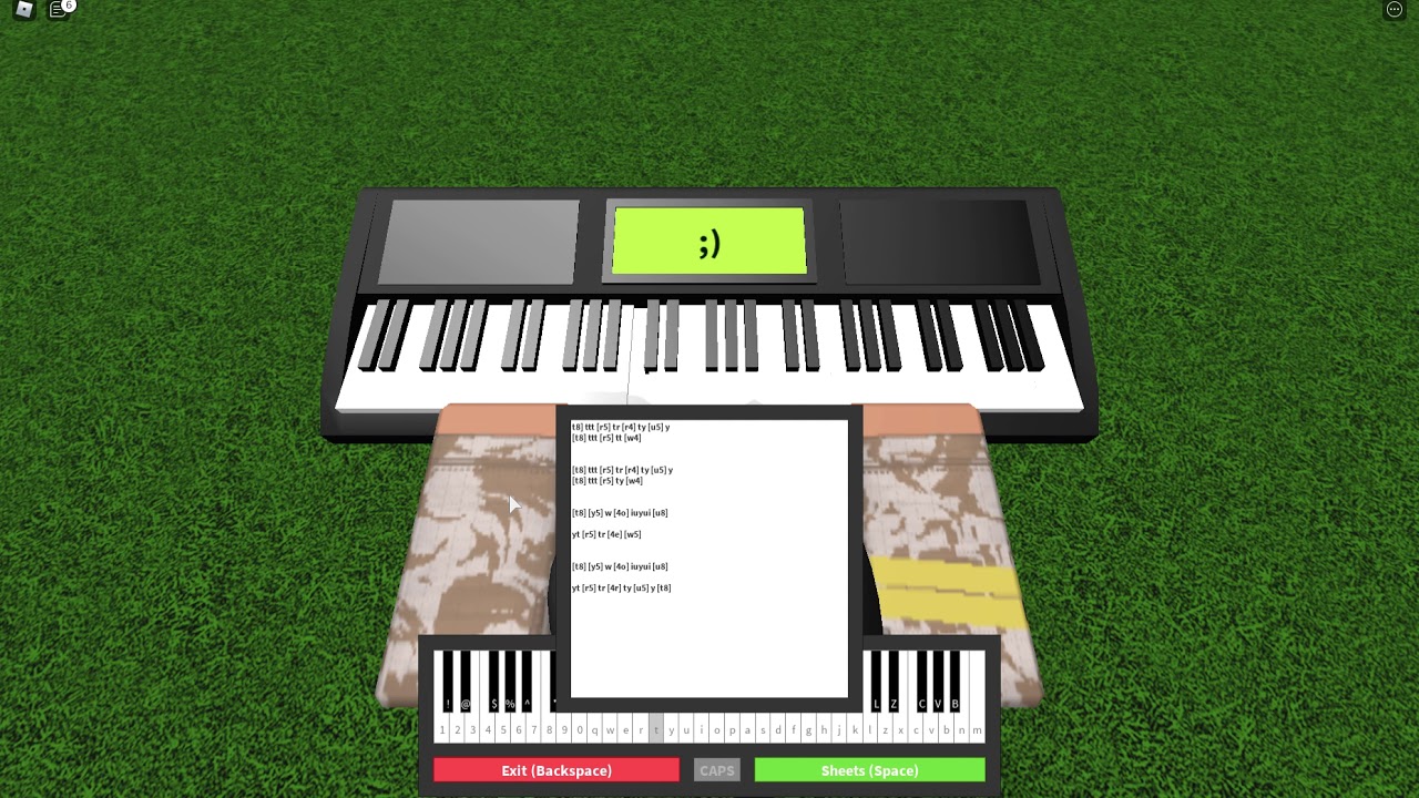 Titanic Roblox Piano Sheet