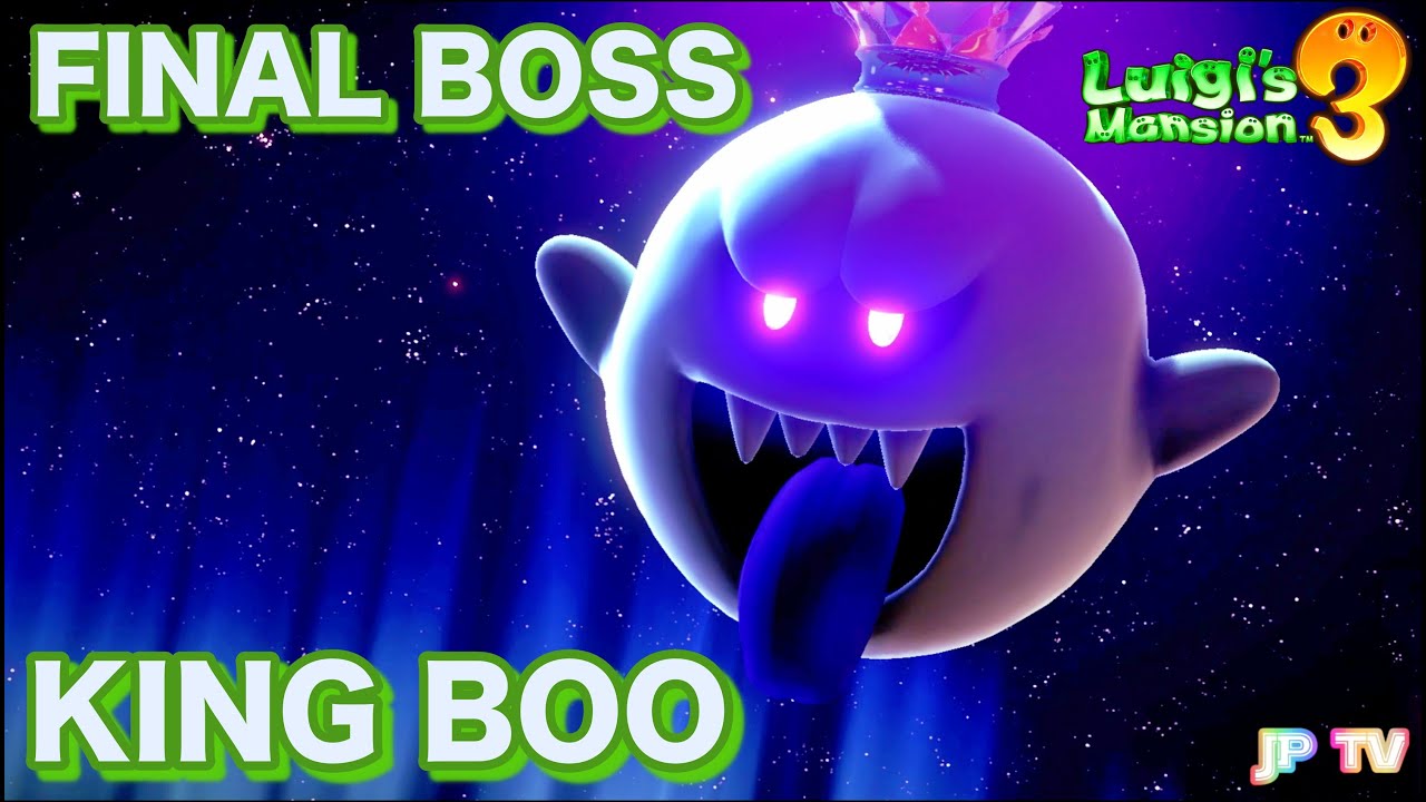 Luigi's Mansion 3 - Final Boss Fight King Boo (Golden Bone Use) - YouTube