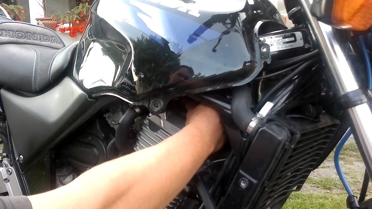 wymiana świec Honda CB 500 YouTube