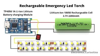 How to make emergency light at home / diy rechargeable emergency light