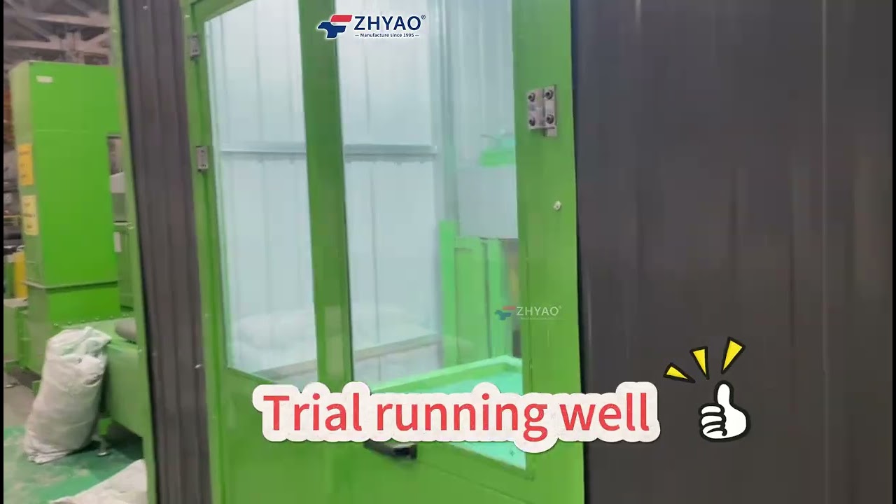 Powder dip coating line for wire mesh