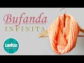 🌸BUFANDA INFINITA A CROCHET - TUTORIAL CROCHET - How to Crochet a Scarf | Lanitas y Colores🌸