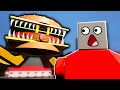 Giant burger monster survival  brick rigs multiplayer gameplay