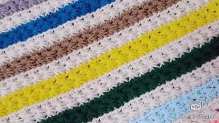 Crochet Star Stitch Tutorial || How to crochet star stitch || 🌟Crochet Star Stitch #crochet