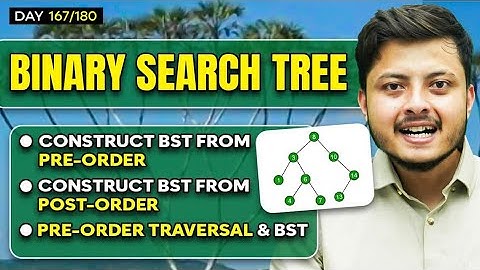 Binary Search Tree Problems for Coding Round