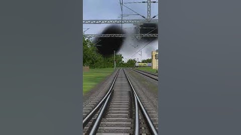 Automatic Track Change 2  #openrails #train #indianrailways #mststrainsimulator