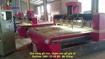 Gia Công Gỗ CNC, Chạm CNC Gỗ Giá Rẻ Tại Hồ Chí Minh