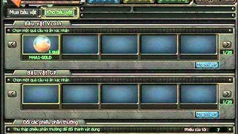 ViDeo Hướng Dẫn Hack Quay Súng Báu Vật Trong Game CF,Tại Http://SungCF.VN