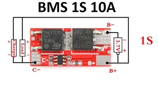 Плата защиты Li-Ion аккумуляторов BMS 1S 10A: BMS контроллер 1S – подключение, тест