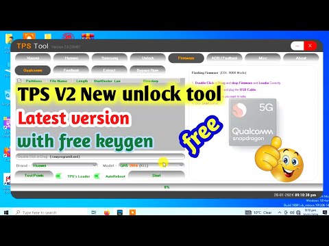 Tps V2 New Unlock Tool 2024 Qualcomm Module | Huawei Frp Tool